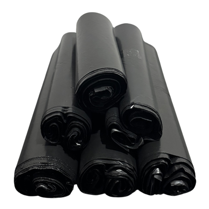 SHIPLY Black Courier Pouch 50pc Bundle - Small (18 x 29cm)