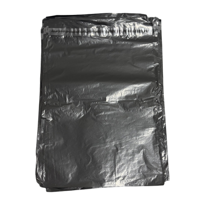 27.5 x 45cm Shiply Black Courier Pouch 50pcs Bundle - Large