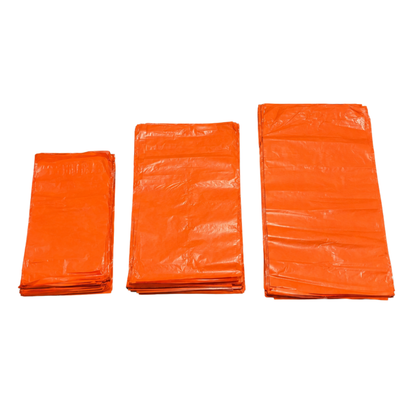 22.86 x 35.56cm Shiply Orange Mailing Pouch 50pcs Bundle - Medium