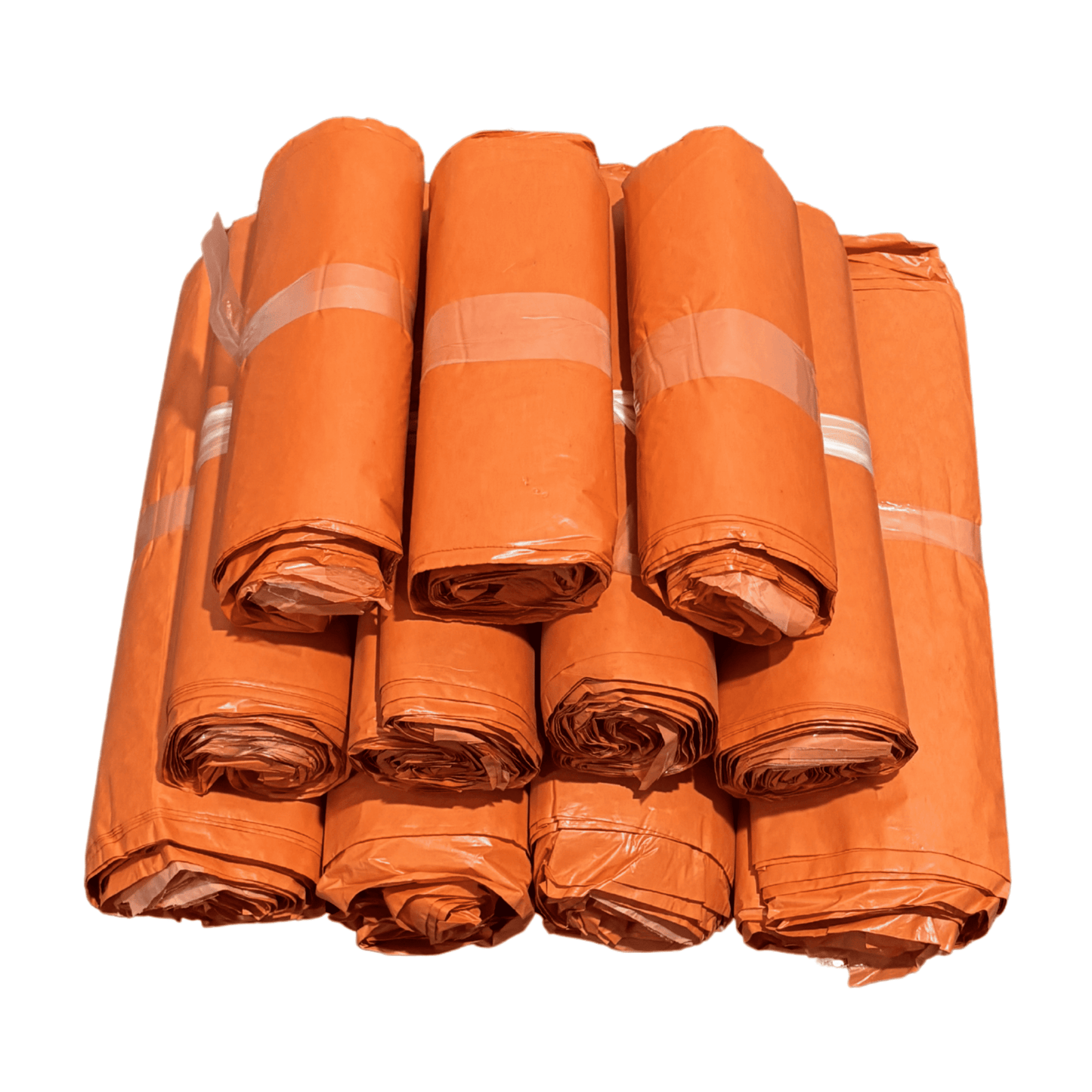22.86 x 35.56cm Shiply Orange Mailing Pouch 50pcs Bundle - Medium