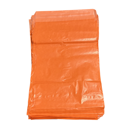 22.86 x 35.56cm Shiply Orange Mailing Pouch 50pcs Bundle - Medium