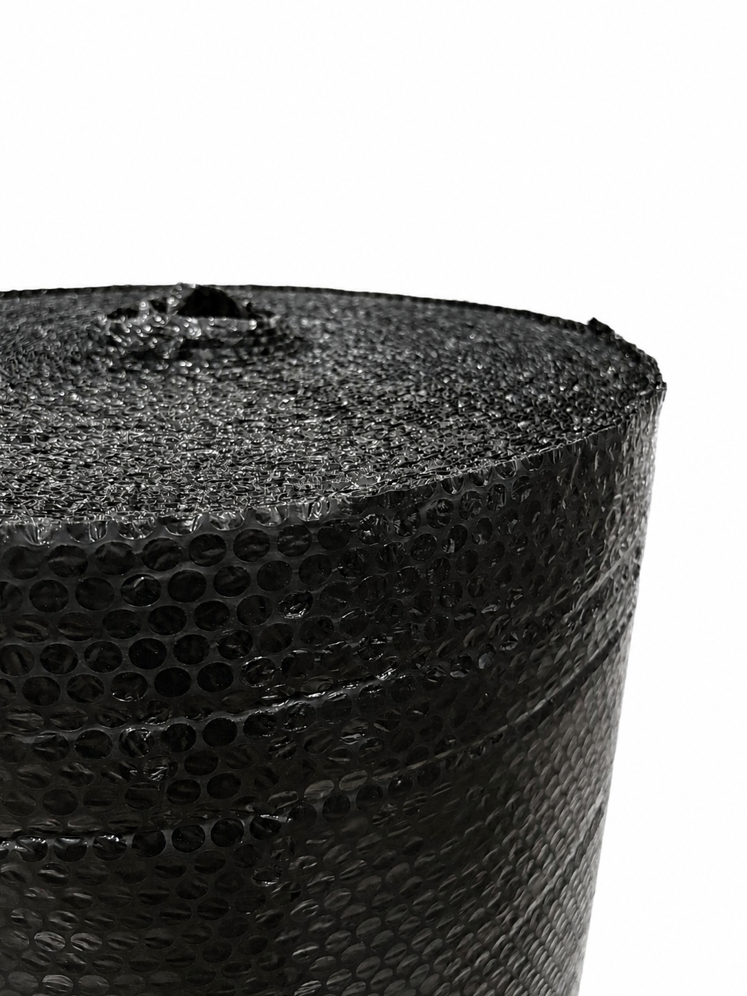 Additional angle of 20 inch x 100m Shiply black bubble wrap roll