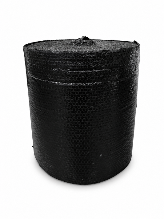20 inch x 100m Shiply black bubble wrap roll