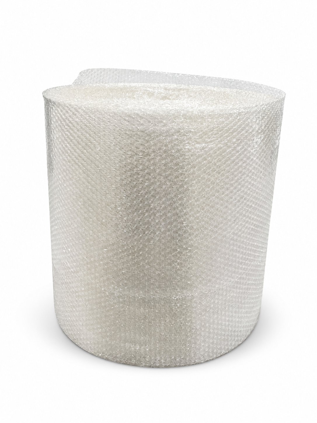 Side angle of 20 inch x 100m Shiply clear bubble wrap roll