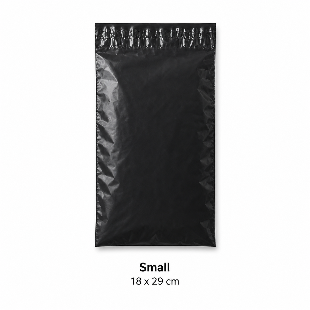 SHIPLY Black Courier Pouch 50pc Bundle - Small (18 x 29cm)