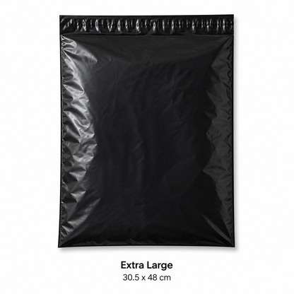 30.5 x 48cm Shiply Black Courier Pouch 50pcs Bundle - Extra Large